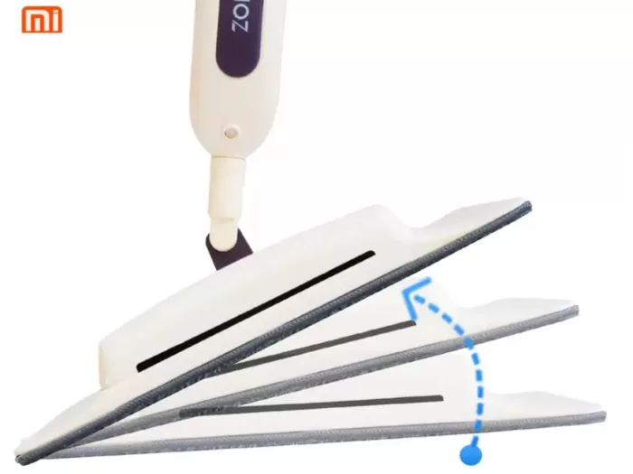 جارو دستی و تی اسپری دار شیائومی Xiaomi Zolele 1012 Water Spray Mop Handheld Sweeper (اورجینال پلمپ ارسال فوری) - Image 8