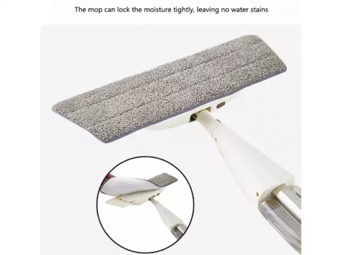 جارو دستی و تی اسپری دار شیائومی Xiaomi Zolele 1012 Water Spray Mop Handheld Sweeper (اورجینال پلمپ ارسال فوری) - Image 3