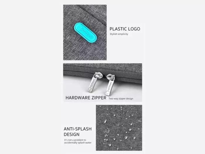 کیف دستی ضد آب لپ تاپ 13 اینچ کوتتسی Coteetci The laptop 13 inch sleeve MB1052-BK اورجینال ارسال فوری - Image 3