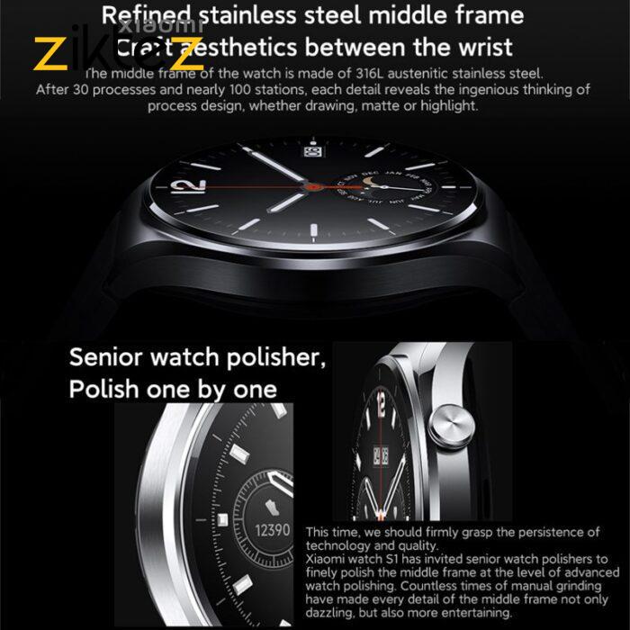ساعت هوشمند شیائومی مدل watch S1 نسخه گلوبال + بند اضافه (اورجینال با گارانتی ارسال فوری) فروشگاه اینترنتی زیکتز