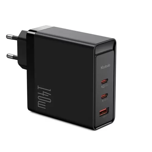 آداپتور شارژ 3 پورت 140 واتی مک دودو Mcdodo 140W GaN5 Pro Fast Charger CH-2911 (اورجینال پلمپ ارسال فوری) فروشگاه اینترنتی زیکتز