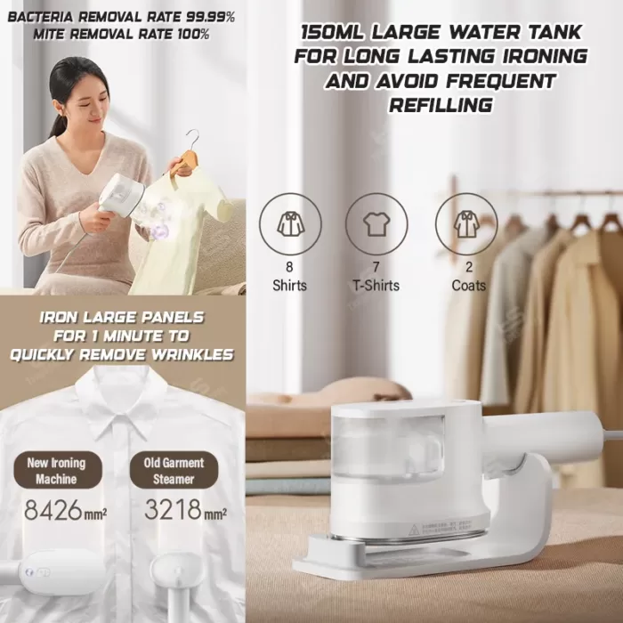 اتو بخار شیائومی MIJIA STEAME IRONING B502CN (نسخه2 جدید اورجینال) - Image 8