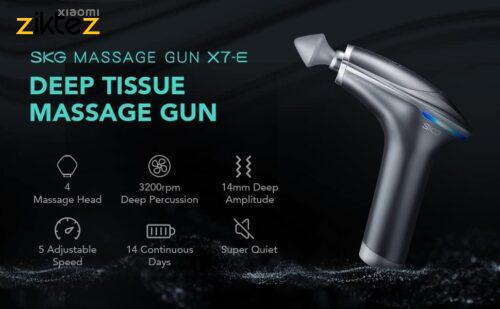 ماساژور تفنگی شیائومی Massage Gun SKG X7E گلوبال (نسخه اصلی اورجینال پلمپ ارسال فوری) فروشگاه اینترنتی زیکتز