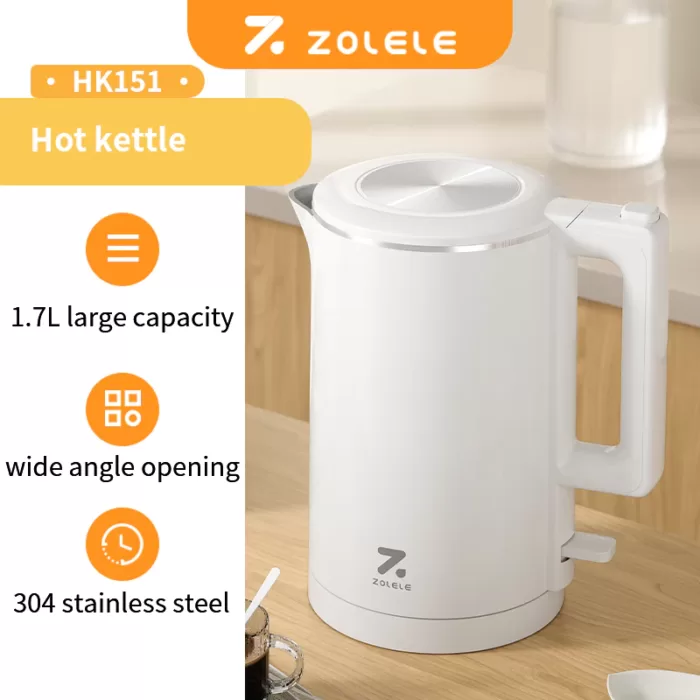 کتری برقی شیائومی Xiaomi Zolele HK151 (نسخه اورجینال _ ارسال فوری) - Image 3