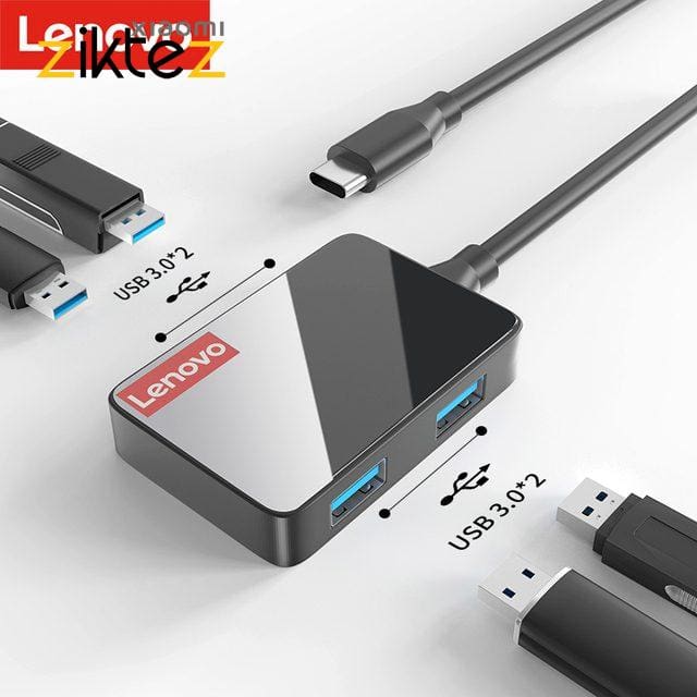هاب 4 پورت لنوو Lenovo LP0803 4 in 1 USB HUB Adapter 3USB3.0 1RJ45 new(اورجینال اصلی ارسال فوری) فروشگاه اینترنتی زیکتز