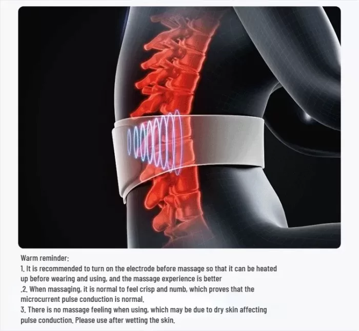 ماساژور کمر شیائومی skg مدل NEW w7  ا waist massager w7_2 (اورجینال پلمپ ارسال فوری) - Image 2
