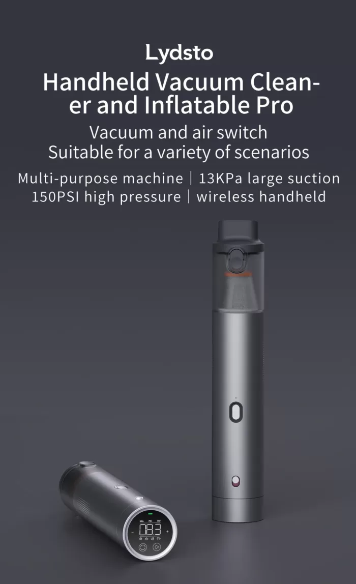 جارو شارژی و پمپ باد شیائومی مدل lydsto multivac 2+air pump New version (نسخه2 جدید اورجینال) - Image 22