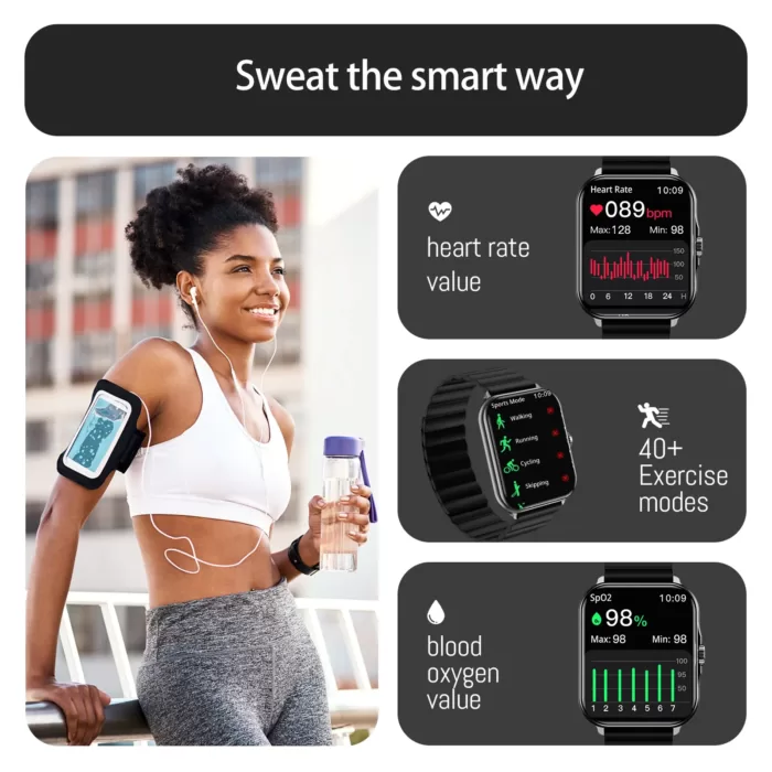 ساعت هوشمند شیائومی مدل JIEKEMI Smart Watch S1 (نسخه اورجینال پلمپ ارسال فوری) - Image 4