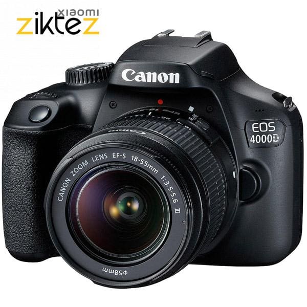 دوربین عکاسی کانن EOS 4000D Kit 18-55 DC III به همراه لنز (نسخه اورجینال ارسال فوری با گارانتی) فروشگاه اینترنتی زیکتز