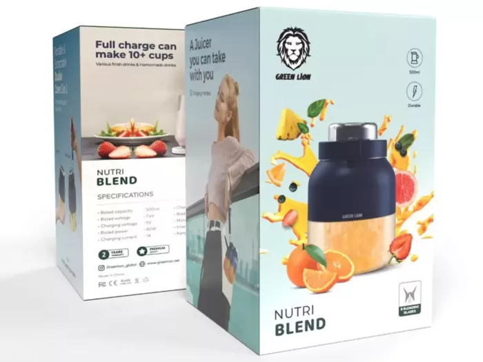 مخلوط کن گرین لاین شارژی Green Lion Nutri Blend 500mL - Image 2