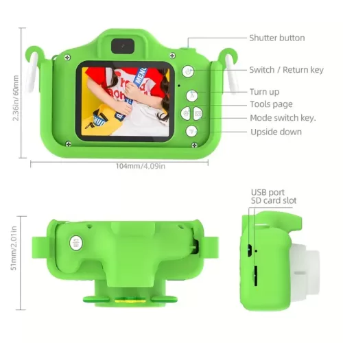 دوربین کودک عکاسی فیلمبرداری chidrens fun camera (frog prince) (اورجینال پلمپ ارسال فوری) فروشگاه اینترنتی زیکتز
