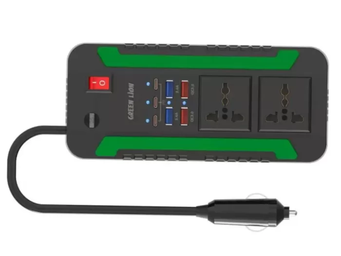 مبدل برق فندکی گرین Green Lion Spark 300 Power Inverter (اورجینال ارسال فوری) - Image 3