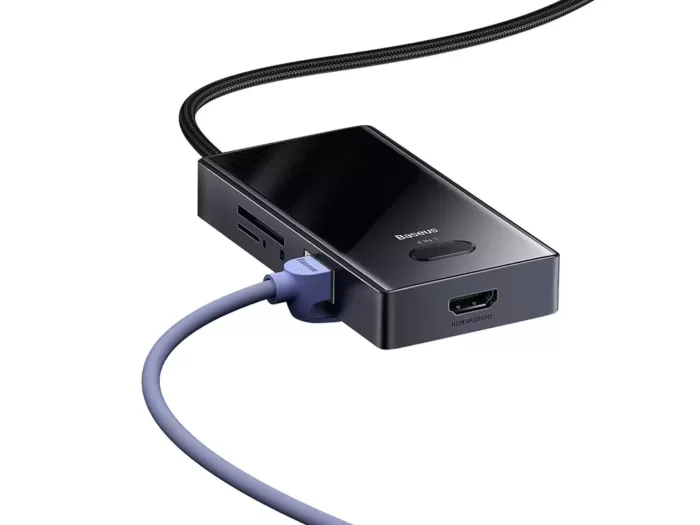هاب 8 پورت USB-C بیسوس مدل WKYY030313(اورجینال پلمپ با گارانتی ارسال فوری) فروشگاه اینترنتی زیکتز