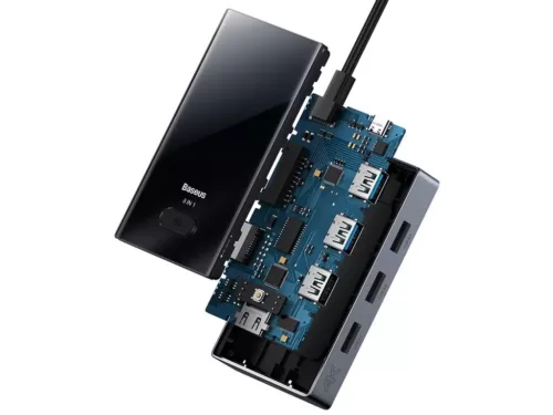 هاب 8 پورت USB-C بیسوس مدل Baseus WKYY030313 (با گارانتی) فروشگاه اینترنتی زیکتز