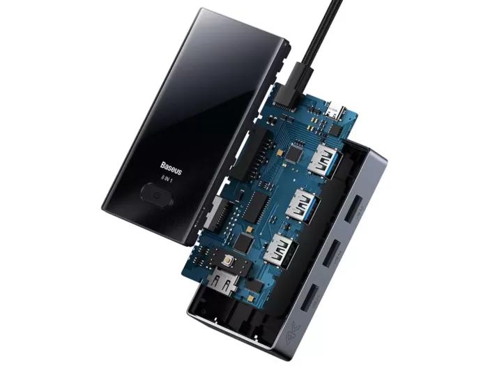 هاب 8 پورت USB-C بیسوس مدل Baseus WKYY030313 (با گارانتی) - Image 2