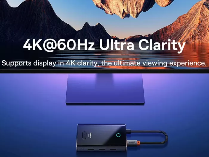 هاب 8 پورت USB-C بیسوس مدل Baseus WKYY030313 (با گارانتی) - Image 9