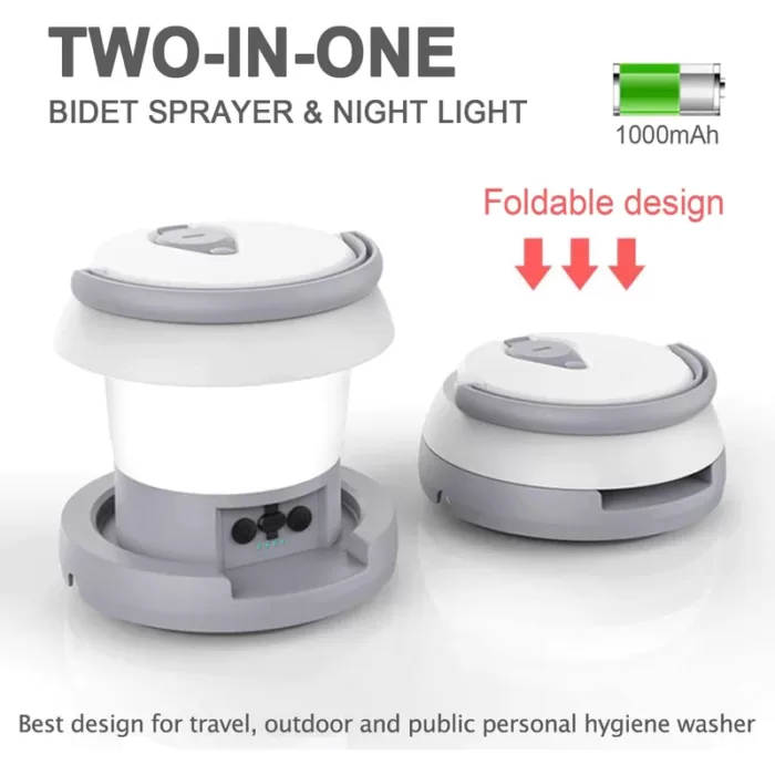 چراغ کمپینگ قابل حمل گرین لاین Green Lion 2 in 1 Electric Portable Bidet GN2IN1EBDTWH (اورجینال پلمپ ارسال فوری) - Image 6
