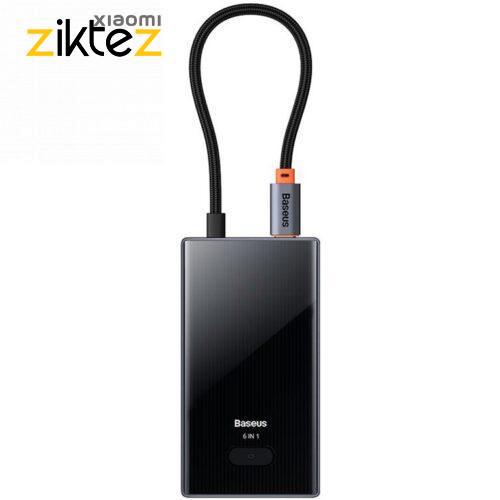 هاب 6 پورت USB-C بیسوس مدل WKYY030313(اورجینال پلمپ با گارانتی ارسال فوری) فروشگاه اینترنتی زیکتز