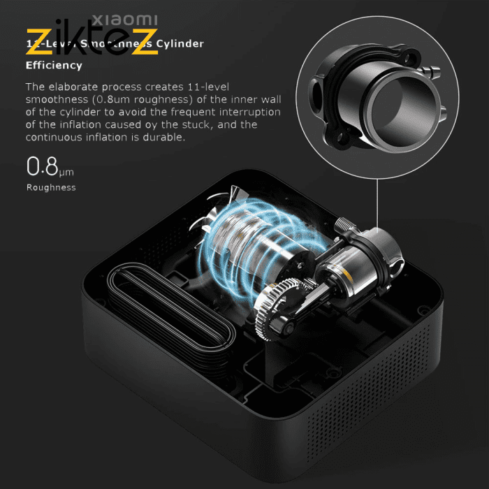 کمپرسور باد پرقدرت فندکی شیائومی مدل xiaomi t3 (نسخه اورجینال ارسال فوری) - Image 7