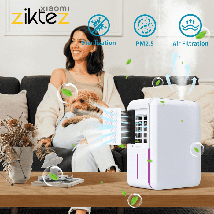 رطوبت گیر بخور سرد تصفیه هوا شیائومی بومیدی xiaomi Smart h2 (نسخه2 فول اورجینال) - Image 16