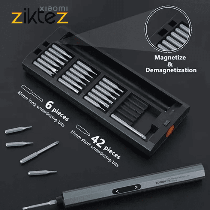 پیچ گوشتی 48 عددی شارژی شیائومی Xiaomi e3 (اورجینال ارسال فوری) - Image 2