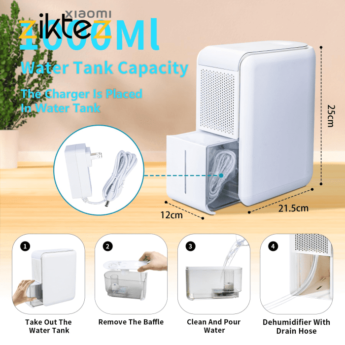 رطوبت گیر بخور سرد تصفیه هوا شیائومی بومیدی xiaomi Smart h2 (نسخه2 فول اورجینال) - Image 13