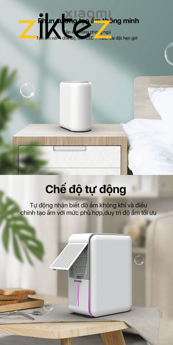 رطوبت گیر بخور سرد تصفیه هوا شیائومی بومیدی xiaomi Smart h2 (نسخه2 فول اورجینال) - Image 3