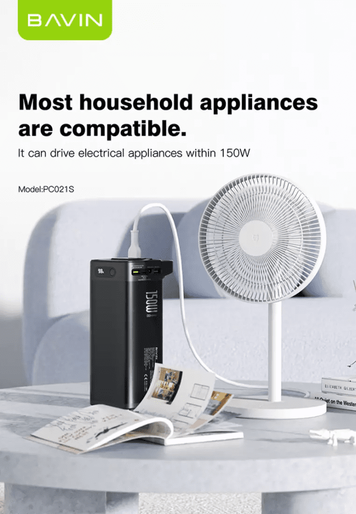 پاوربانک 48000 باوین 150 وات Bavin PC021S (اورجینال ارسال فوری) - Image 4
