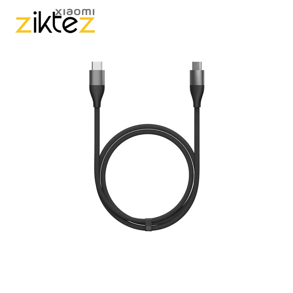 قوی ترین کابل Type C تایپ سی فست شارژ شیائومی Xiaomi 6A 1M شارژ سریع PD3.0 (نسخه اورجینال ارسال فوری) فروشگاه اینترنتی زیکتز