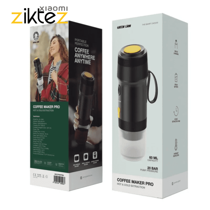 اسپرسو ساز مسافرتی گرین لاین Green Lion Coffee Maker Pro GNCOFMKPR (اورجینال ارسال فوری) - Image 3