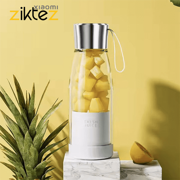شیکر شارژی 450 میل شیائومی نسخه اورجینال xiaomi Portable Blender 450ml Fresh Juice فروشگاه اینترنتی زیکتز