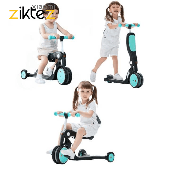بهترین اسکوتر سه چرخه کودک شیائومی چند کاره Xiaomi Multifunctional children's scooter 5in1 (نسخه اورجینال) فروشگاه اینترنتی زیکتز