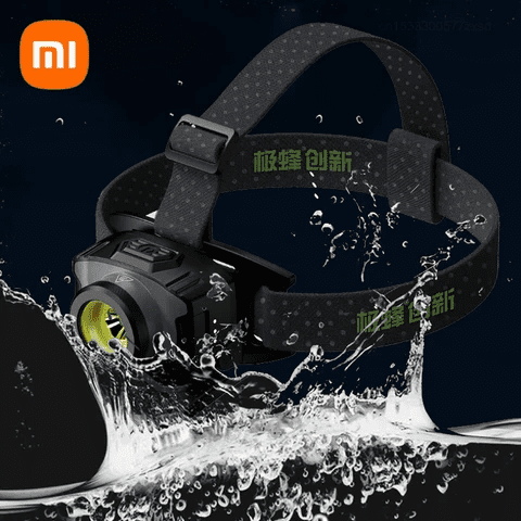 چراغ قوه پیشانی پر قدرت شیائومی شارژی ضد آب هدلمپ Xiaomi headlamp(اورجینال) فروشگاه اینترنتی زیکتز