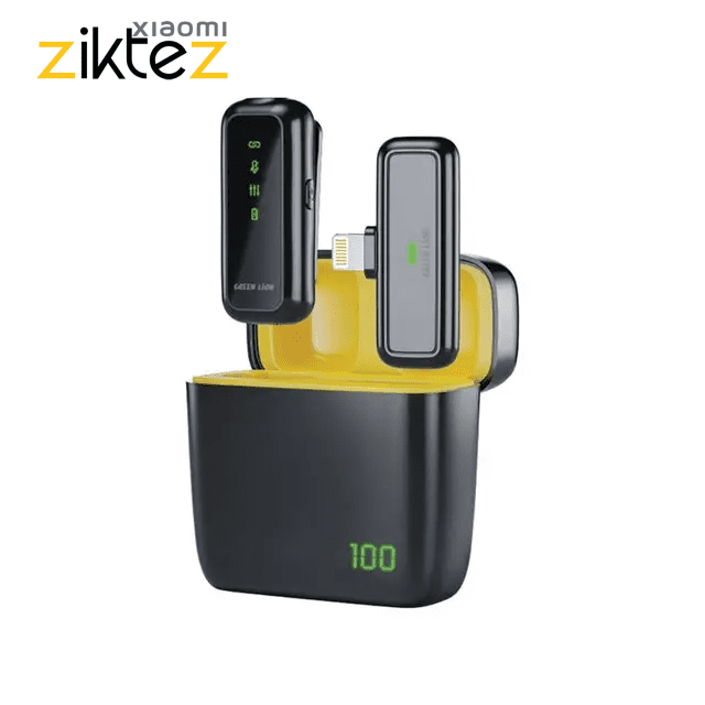 میکروفون یقه‌ای بی‌سیم گرین لاین Green Lion SX5 Microphone for Type-C / Lightning فروشگاه اینترنتی زیکتز