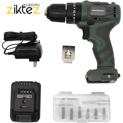 دریل شارژی شیائومی Xiaomi MarsWorker 12V Lithium Impact Drill MSBLID1201-04 (اورجینال ارسال فوری) فروشگاه اینترنتی زیکتز