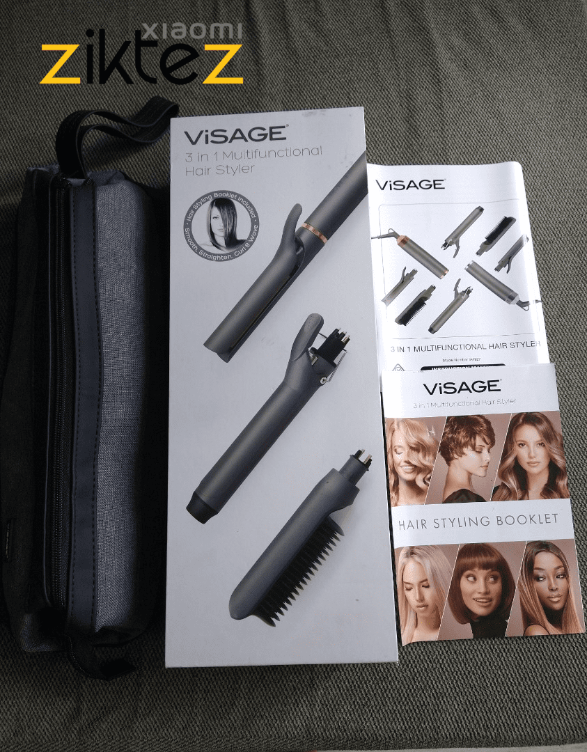 سشوار و فر کننده اتو مو حالت‌ دهنده مو چند کاره پرقدرت visage 3 in 1 multifunctional hair styler (اورجینال) فروشگاه اینترنتی زیکتز