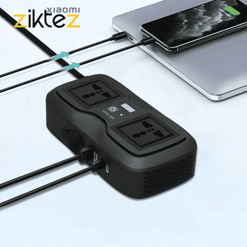 اینورتر مبدل برق خودرو گرین لاین 200 وات Green Lion GC-233 Power Inverter