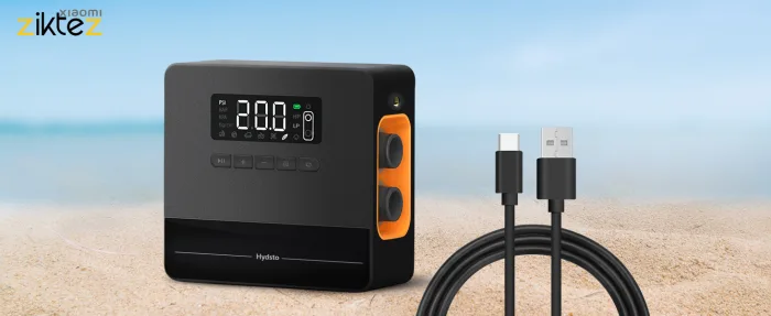 فول ترین پمپ باد شیائومی فندکی مدل Xiaomi Hydsto ym01 (نسخه گلوبال اورجینال) - Image 6