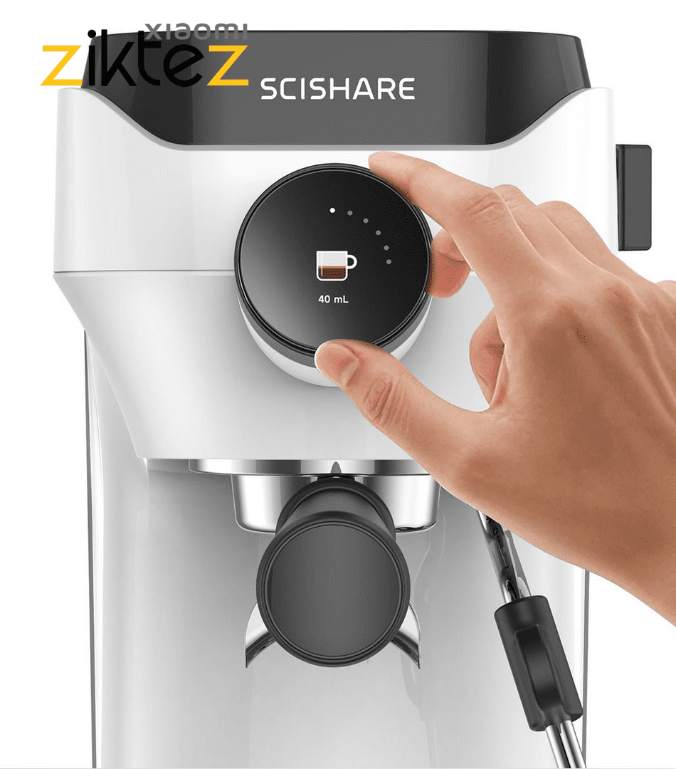 قهوه ساز اسپرسو ساز شیائومی نیمه اتوماتیک سوپرشارژر xiaomi Scishare S1181