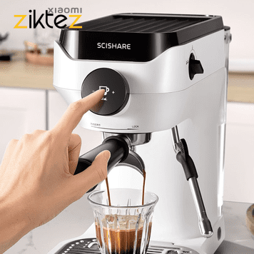 قهوه ساز اسپرسو ساز شیائومی نیمه اتوماتیک سوپرشارژر xiaomi Scishare S1181