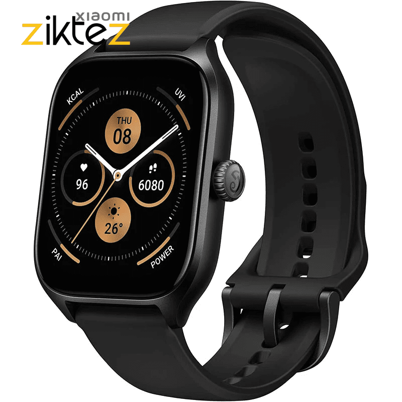 ساعت هوشمند شیائومی مدل Amazfit GTS 4 با صفحه نمایش AMOLED، قابلیت تماس بلوتوثی، بیش از 150 حالت ورزشی و GPS دقیق