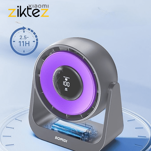 پنکه شارژی رومیزی شیائومی پر قدرت هوشمند Xiaomi powerful fan2
