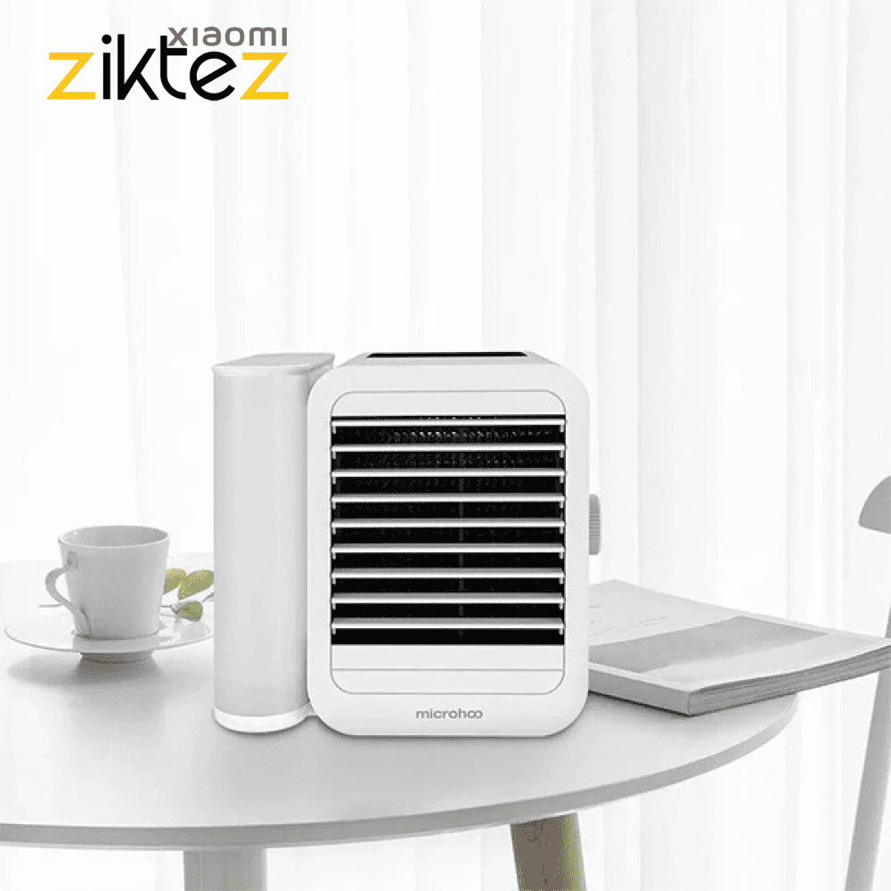 کولر رومیزی آبی شیائومی مدل Microhoo MH01R با خنک‌کنندگی آبی و طراحی USB-C