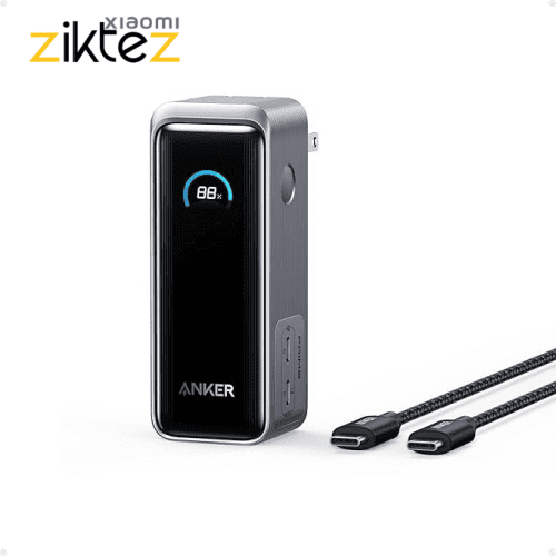 پاوربانک و شارژر دیواری انکر Anker A1339 Prime با ظرفیت 9600 میلی‌آمپر و توان 65 وات مناسب لپ‌تاپ و موبایل