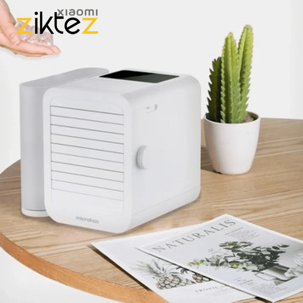 کولر رومیزی آبی شیائومی مدل Microhoo MH01R با خنک‌کنندگی آبی و طراحی USB-C