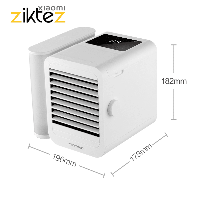 کولر رومیزی آبی شیائومی مدل Microhoo MH01R با خنک‌کنندگی آبی و طراحی USB-C