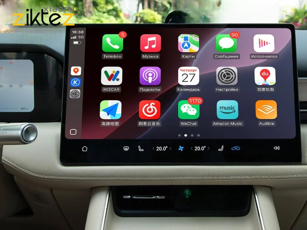 دستگاه هوشمند اتصال اندرویداتو کاربیت‌لینک کارپلی خودرو فیدلیتی پرایم Apple CarPlay Android Auto CarbitLink
