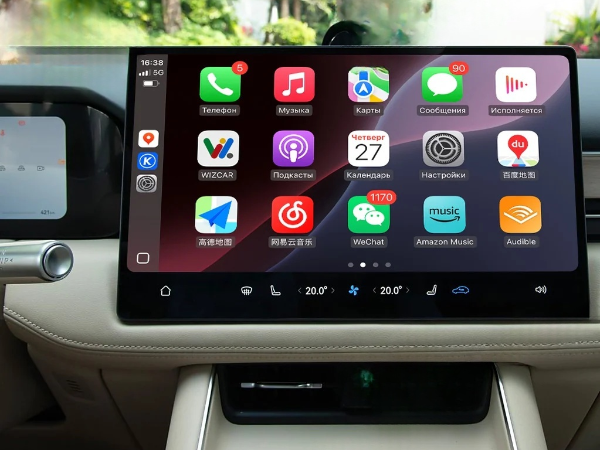 دستگاه هوشمند اتصال خودروBAC X3 اندرویداتو کاربیت‌لینک کارپلی Apple CarPlay Android Auto CarbitLink