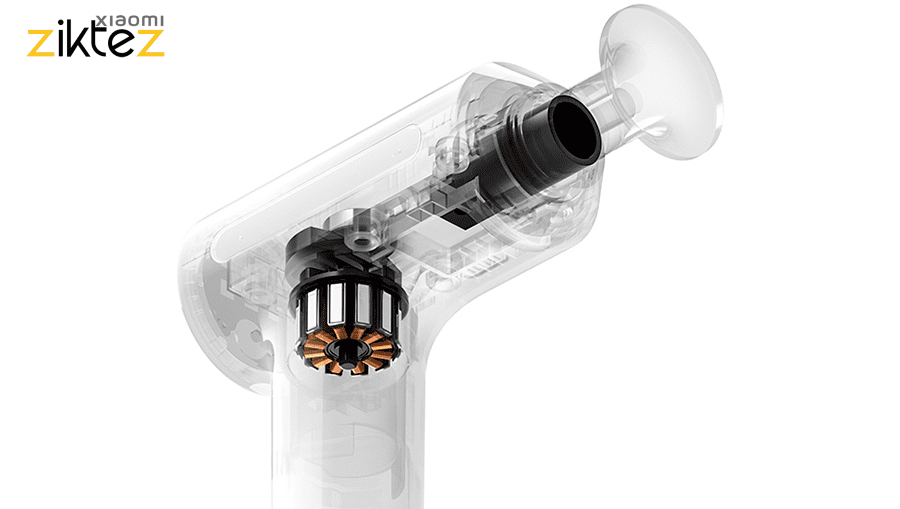 ماساژور تفنگی شیائومی Xiaomi Mijia Fascia Gun 3 مدل MJJMQ05YM با طراحی ارگونومیک و قابلیت ماساژ عمیق عضلات مناسب ورزشکاران و استفاده خانگی