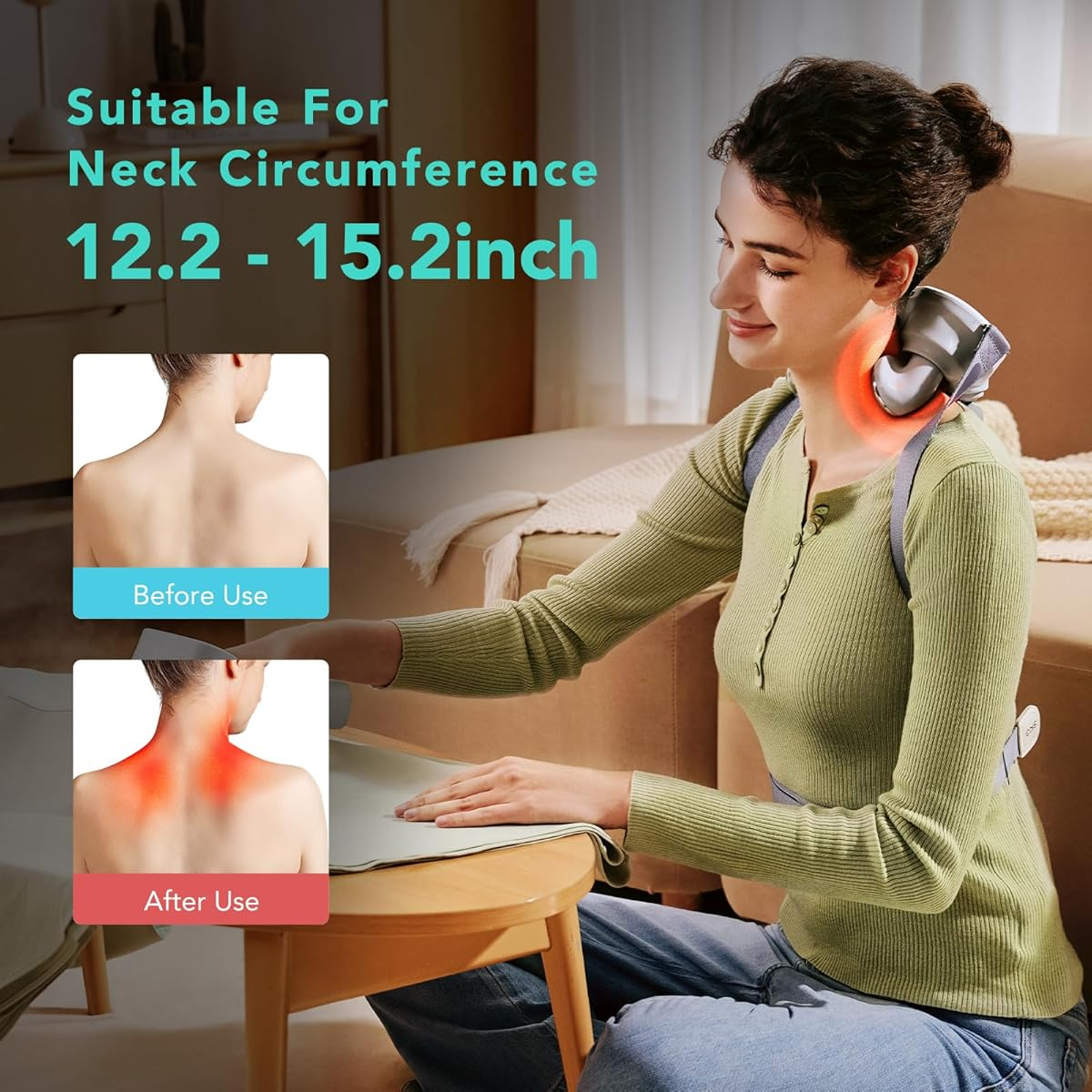 ماساژور شانه و گردن اس کا جی SKG H7 Max Wireless Neck & Shoulder Massager